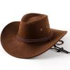 Western Cowboy Hat Summer Outdoor Xinjiang Tourism Shade Dali Sunscreen Hat Female Mountaineering Hat Male Desert Highway