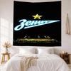 Fc Zenit Saint Petersburg Theme Wall Decor Tapestry Art For Pet Memorial Birthdaywedding Party Backdrop Family Gift