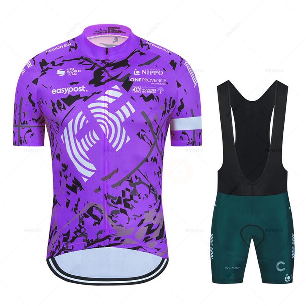 Summer Cycling Clothing Team Ropa Ciclismo Hombre Short Sleeve Cycling Jersey Set Mtb Bike Man Uniforme Maillot Bicycle
