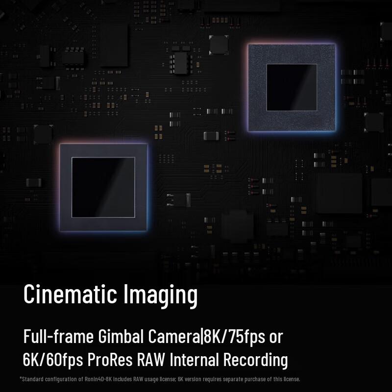 DJI Кинокамера Ronin 4D Full-Frame с 4-осевой стабилизацией, камерой Zenmuse X9-8K и мотором фокусировки (Китайская версия)