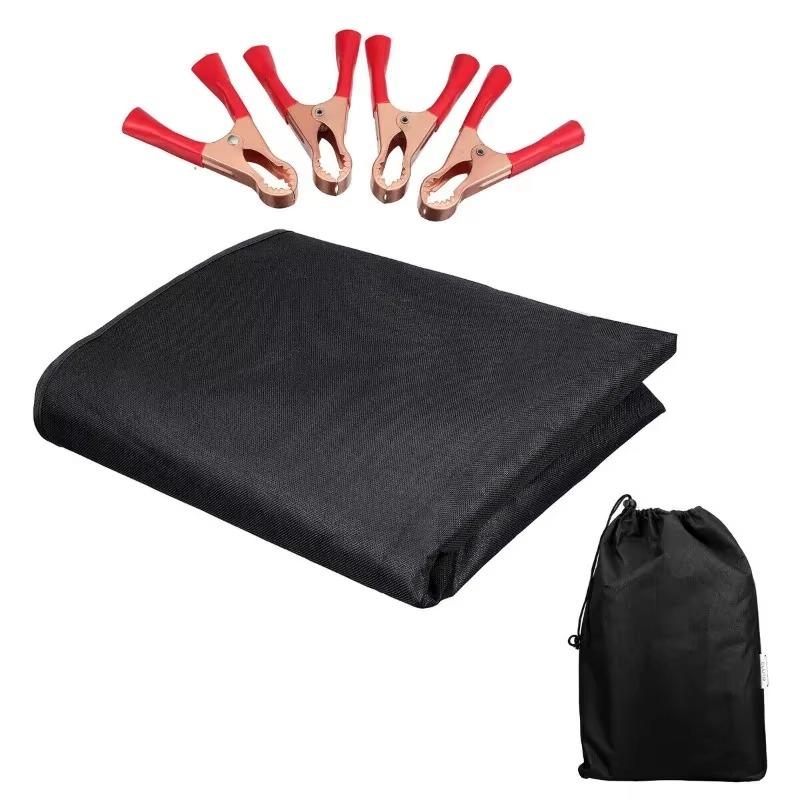 600D Чехол на тент задней двери амбара, черный, подходит для Ford Transit Custom 2013 и более лет, для VW T5 T6 Campervan, износостойкий, водонепроницаемый