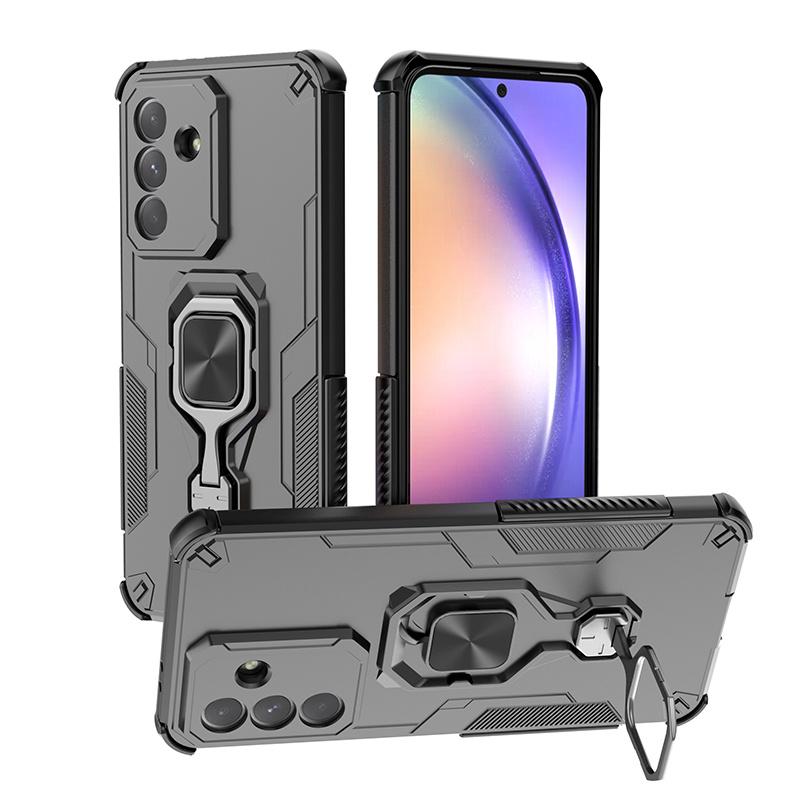 Бронированный чехол для телефона Samsung Galaxy A26 A36 A56 A16 A25 A35 A55 5G A17 A06 4G A 17 16 26 36 56 Задняя крышка с магнитным кольцом для автомобиля