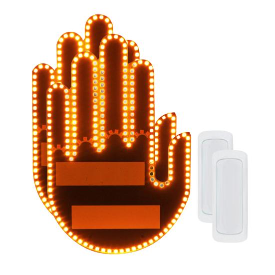 Светодиодный фонарь Car Road Mate Hand Signal с дистанционным управлением, супер яркий, регулируемый дизайн