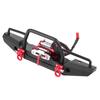 Aluminum Alloy Front Bumper with Winch for Traxxas TRX4 RC Car Crawler Upgrade Part