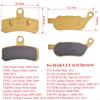Motor Bike Front Rear Brake Pads Kit For HAR/LEY DAVID/SON FXDF Fat Bob FXDB Street Bob 08-13 FDXL Low Rider 08-09