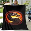 Новое одеяло с рисунком Mortal Kombat, фланелевое одеяло, мягкое теплое одеяло для гостиной, спальни, кровати, дивана, декор, подарок