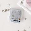 2-in-1 Mini Photo Storage Holder Portable 2 Inch Photo Album Cute Keychain Pendant for Teen Idol Card Collection Gift