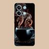 Матовая TPU чехол для мобильного телефона с рисунком кофейных зерен для POCO F8 F7 F6 F5 F4 F3 F2 Pro GT C75 C71 C65 C61 C40 Pro Ultra Цветная обложка