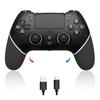 Sungale PS4 Controller 2025 Upgraded with Back Bluetooth Macro 1000mAh Compatible with Headphone Hole PC 16 Hours of Continuous Japanese Instruction