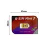 Две SIM-карты Совместимая Мини3 Разблокирующая Карта-Наклейка ABS Разблокирующая Карта-Наклейка Быстрая Разблокировка Телефона для Телефона 13 До