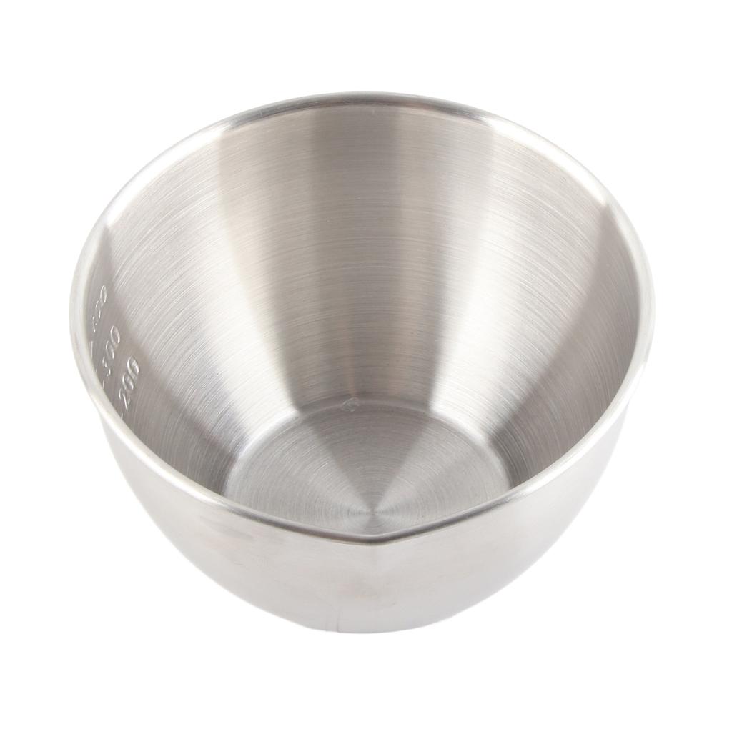 Mixing Bowl Refrigerator Dishwasher Safe Thick 304 Stainless Steel Serving Bowl with Scale for Salad Fruit Baking Type B