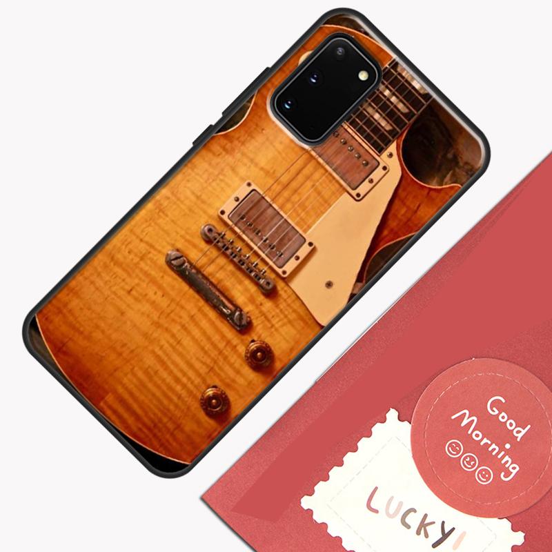 Классический деревянный чехол для телефона-гитары для Samsung Galaxy S25 S26 Ultra S20 S21 S22 S23 S24 Plus S9 S10 S25 FE Защитный корпус