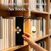 Vintage Reading Decorative Bookshelf Lighting Ghost Lantern Hollowed-Out Black