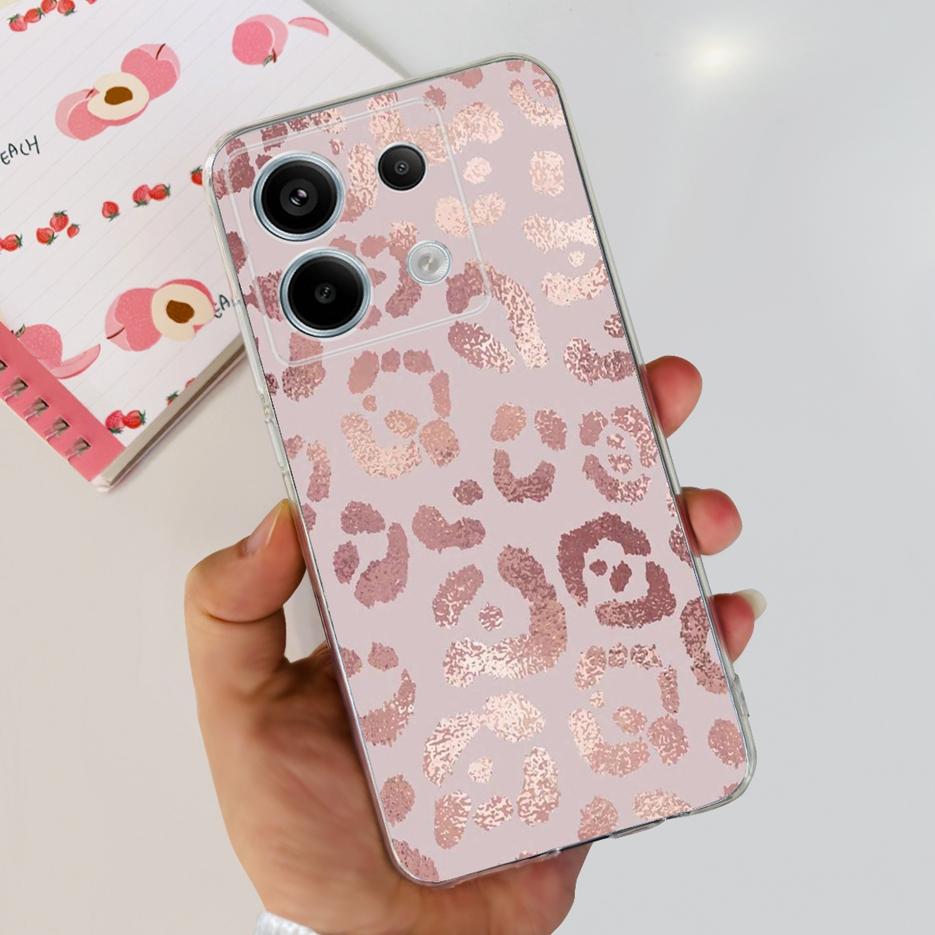 For Xiaomi Poco X6 5G Case PocoX6 Pro New Fashion Painted Cover Clear Silicone Phone Case For Xiaomi Poco X6 Pro X6Pro 5G Bumper