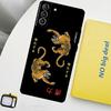 Чехол для телефона 'Красное Солнце Тигра' в японском стиле для Samsung Galaxy S25 Ultra S20 S21 S22 S23 Plus S24 Ultra S9 S10 S25 FE