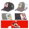 Летняя бейсболка дальнобойщика Марио, Мультяшная бейсболка Супер Марио для мужчин и женщин, Оптовая прямая трансляция