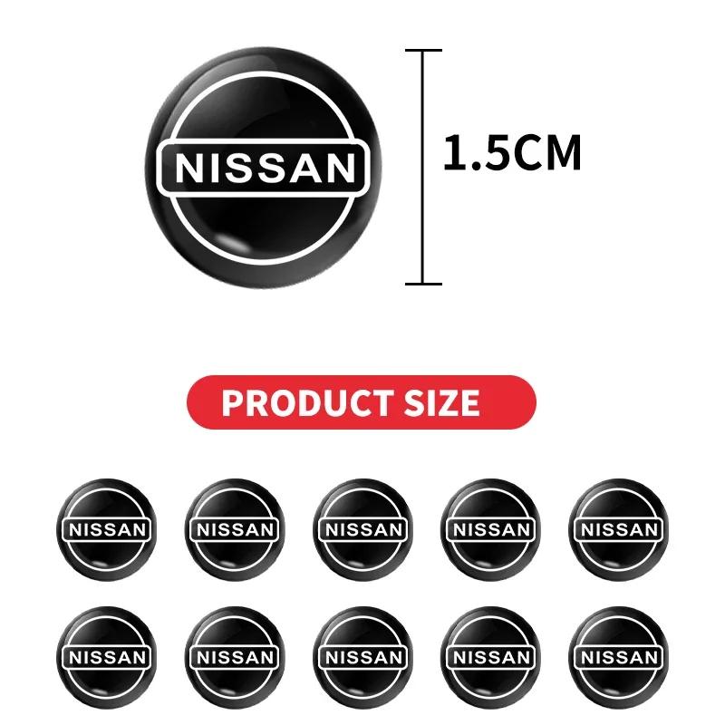 2/5/10Pcs Car Door Keyhole Sticker Auto Lock Decoration Protection Decal For Nissan Nismo Micra Qashqai Altima Maxima Sentra