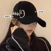 Spring and Autumn Baseball Cap Hard Top Cap Women's Large Deepened Letters Big Head Circumference Hat Men's Tide Autumn and Winter