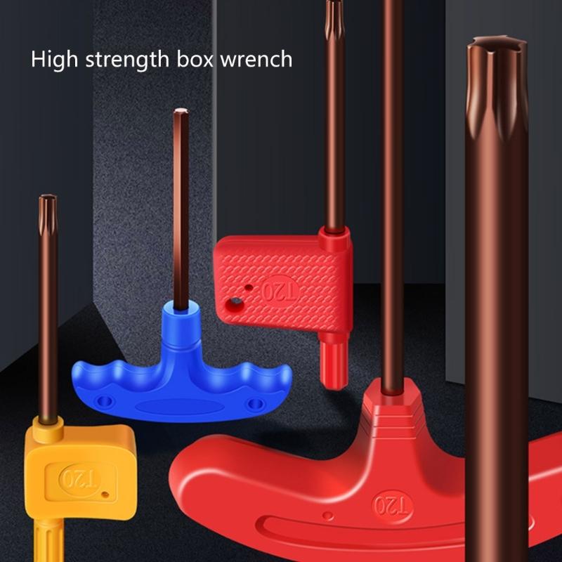 Маленькая отвертка Torx с флажковой ручкой, гаечные ключи, ключ для ручных дрелей, ручной инструмент, ключ для механического ремонта, инструмент