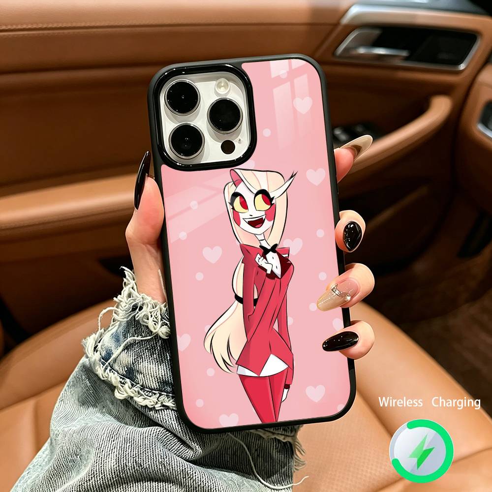 H-Hazbin C-Charlie H-Hotel HCH Чехол для телефона с беспроводной зарядкой, совместимый с iPhone 17/16/15/14/13/12/11