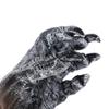 Party Wolf Gloves Plush Latex Werewolf Costume Fingernails Adult Hands Paws Claw for Props Cosplay Party Easter Gloves