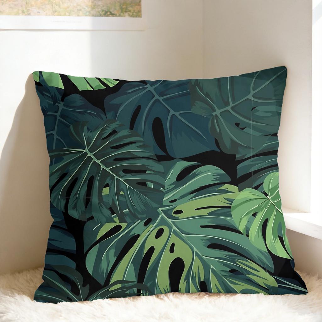 Tropical Floral Pillow Case Comfy Pillow Cover Morden Pillowcases For Living Room Bed Chair