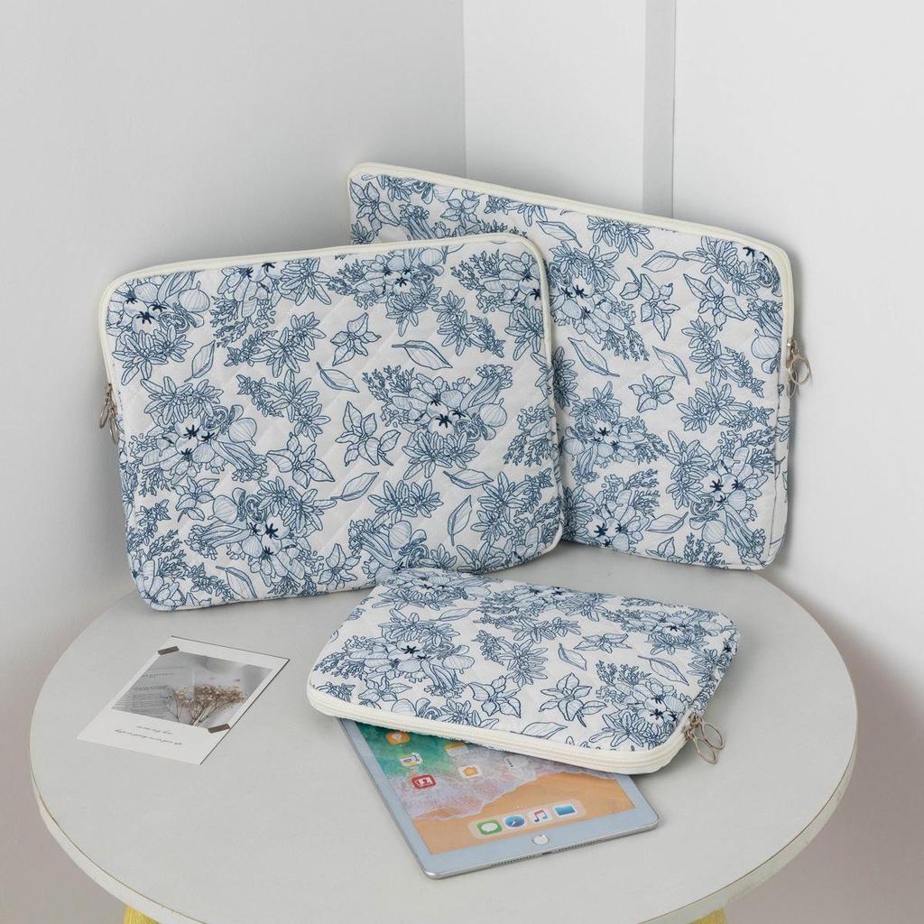 Корейский цветочный чехол для ноутбука – Защита 11, 13, 15 дюймов