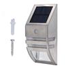 Solar Wall Lamp PIR Human Body Induction High Sensitivity White Light 40LM Stainless Steel Solar