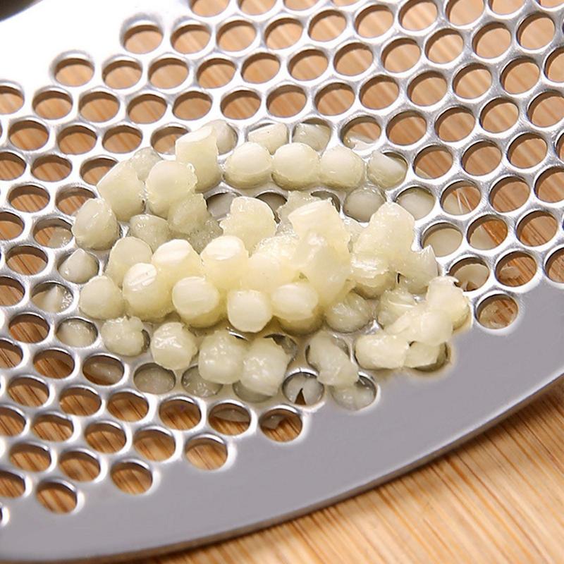 Stainless Steel Garlic Press Squeezer Garlic Press Crusher Manual Garlic Mincer Chopping Garlic Tool Professional Garlic Mincer