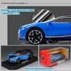 1:32 Scale Bugatti Chiron Diecast Car Model Toy, Zinc Alloy Pull Back Vehicle with Lights And Music for Kids Boyfriend Young People Gift Collection