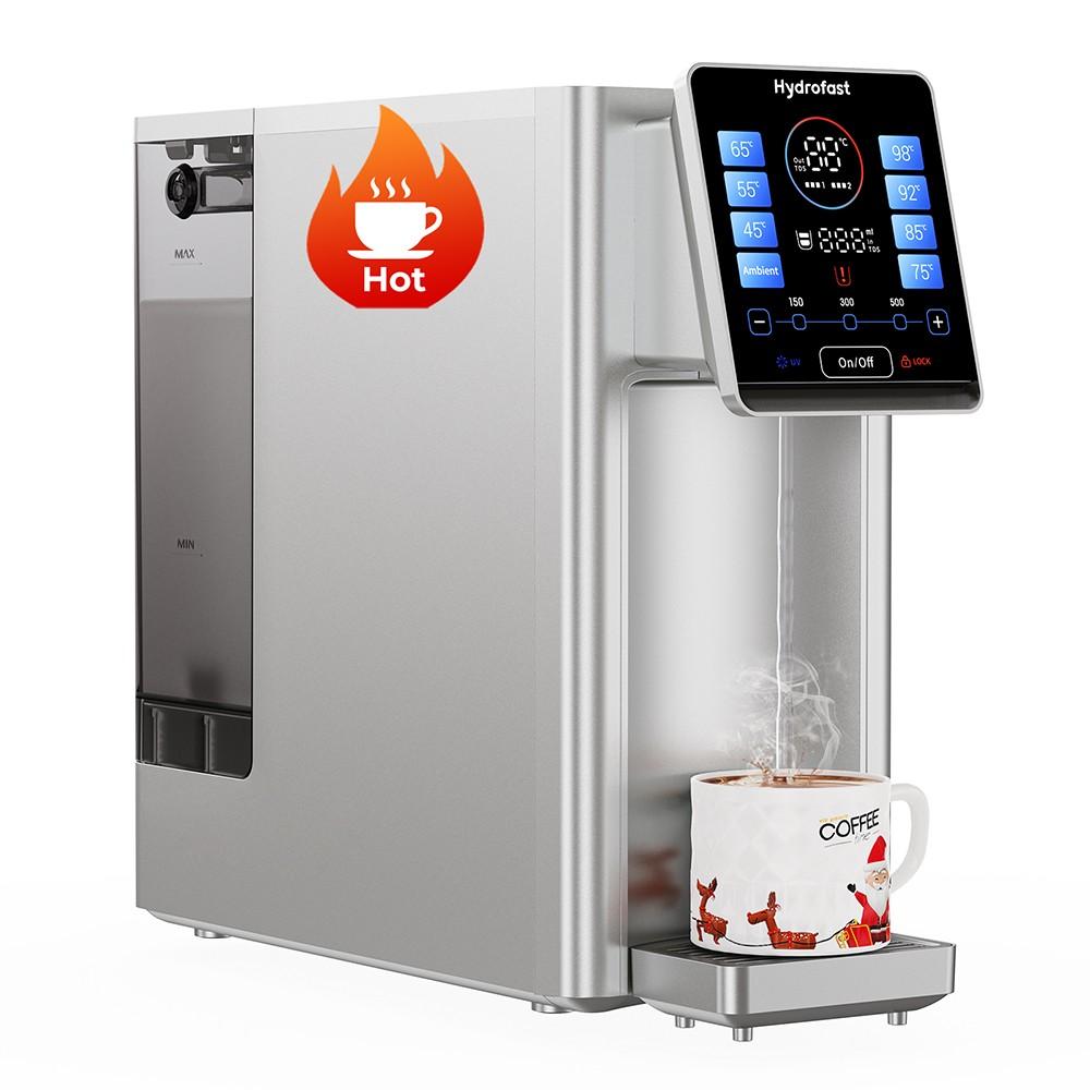 Настольный фильтр для воды Hydrofast W100, 8 температур (горячая и комнатная) – с композитным фильтрующим элементом HF03 для W100