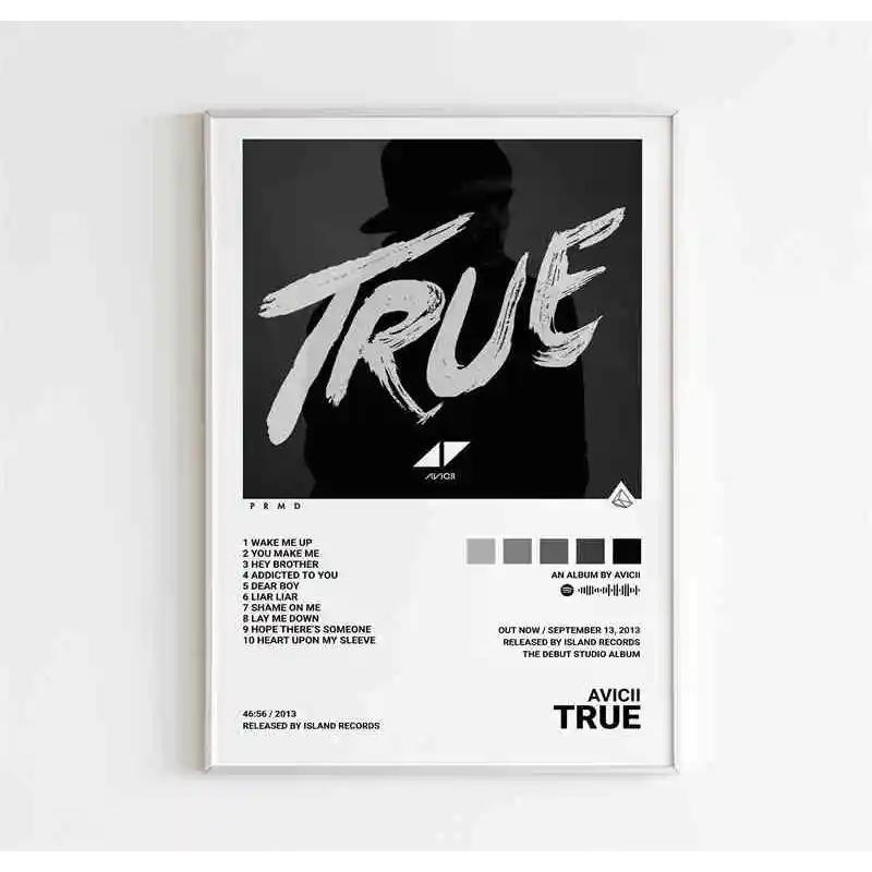 Классика Singer Avicii Фотографии Истории Музыка Обложка Альбома Постеры Для Комнаты Бара Холст Живопись Принт Искусство Домашний Настенный Декор Подарки