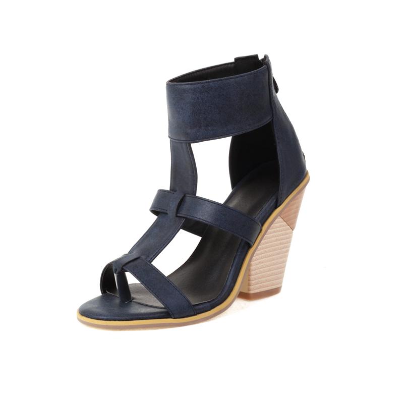 Meotina Женские туфли-гладиаторы из искусственной кожи, сандалии на очень высоком каблуке, женские сандалии на толстом каблуке с открытым носком и застежкой-молнией, летние белые, 34-46