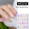 Наклейки для ногтей с кошками для дизайна ногтей 3D наклейки для ногтей с кошками для дизайна ногтей Наклейки для ногтей с кошками Поставка украшений для дизайна ногтей