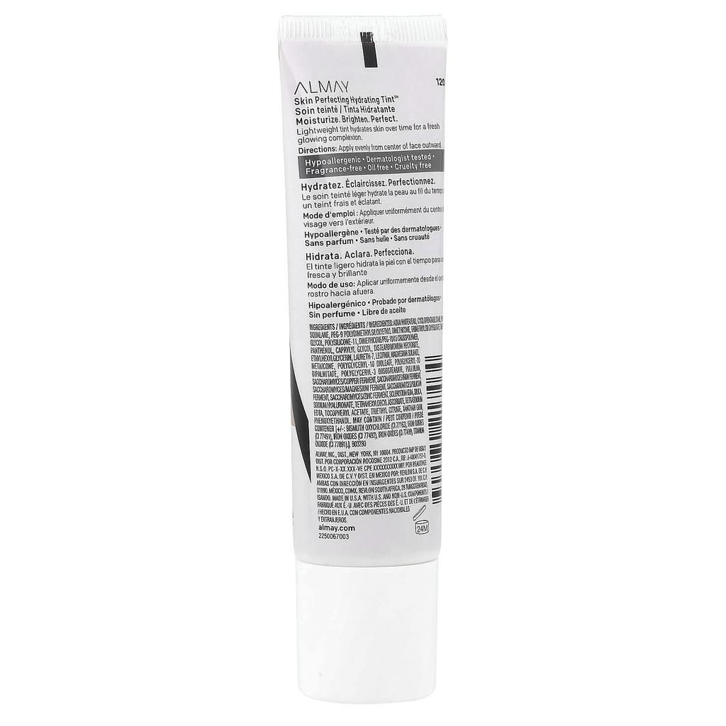 Almay Skin Perfecting Hydrating Tint™, 120 Beige, 28ml (0.94fl Oz)