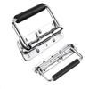 Metal Speaker Box Handle Easy Mount Black Spring Rubber Grip 4Pcs for Heavy Transport Flight Cases