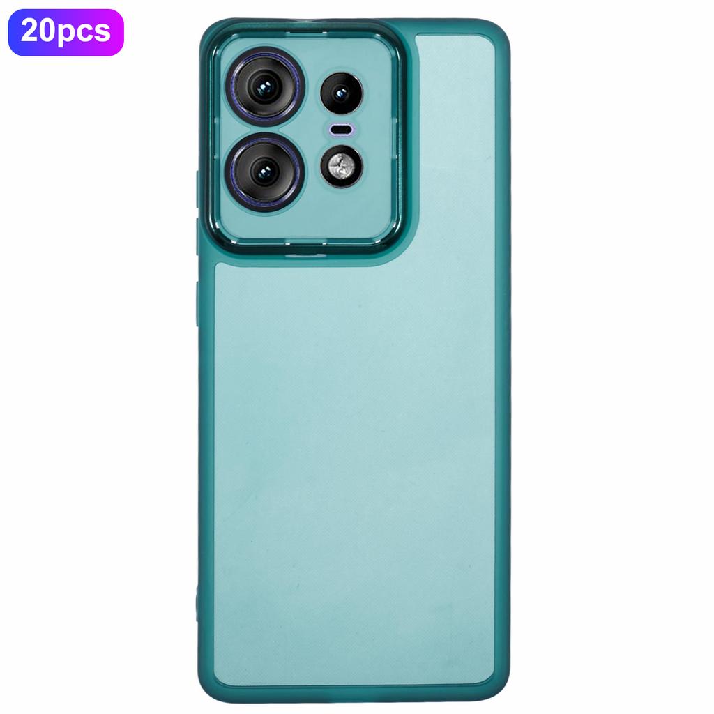 Bulk Purchasing 20Pcs For Motorola Edge 50 Pro 5G Case Electroplated Camera Frame TPU Phone Cover Precise Cutouts