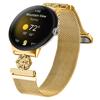 Для Google Pixel Watch 2 Миланский браслет Цветок Нержавеющая сталь Магнитный сетчатый ремешок для часов