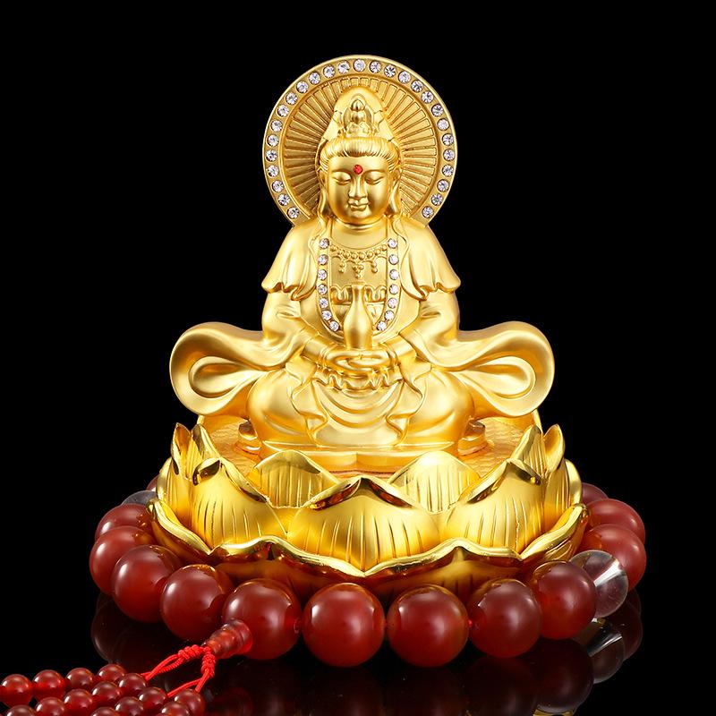 Украшение для автомобиля в виде парфюма из сплава «Лотос Гуаньинь» — аксессуар для интерьера в виде тысячи рук Гуаньинь