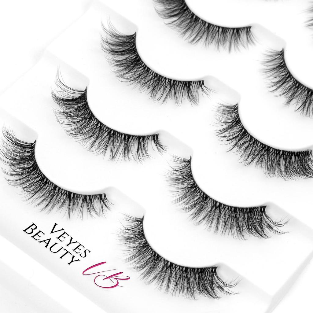Veyesbeauty NEBULA GLOW Lash Clusters Invisible Band Reusable Durable Quick & Easy Application 5 Pairs