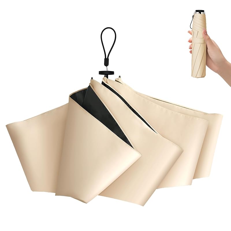parasol 100% UV protection 118g lightweight folding umbrella 100 shading heat shield folding parasol compact Umbrella that can be used as a parasol UV