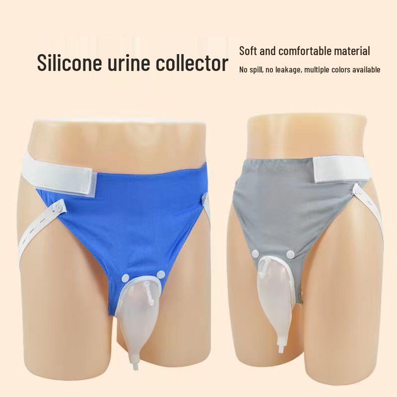 Silicone Urine Collector for Bedridden Patients - Leak-Proof Collection Bag for Men and Women
