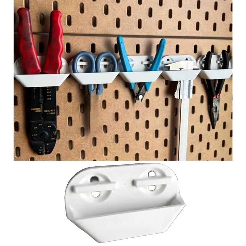 Прочная настенная полка для инструментов Для молотков отверток плоскогубцев Легкая в установке Стеллаж для хранения