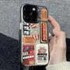 Элемент рисунка наклейки-этикетки Чехол для телефона Для iPhone 17 Pro Max 16 15 Pro 14 13 Mini 12 11 XR XS 17Air Plus Ударопрочная задняя крышка