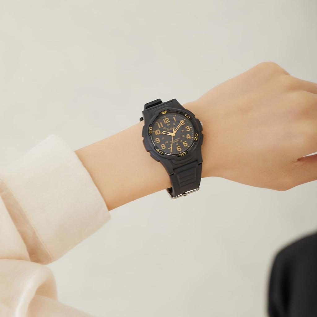 [CITIZEN Q&Q] Men's Analog Watch, Water-Resistant, Urethane Band, Model V31A-501VK, Black