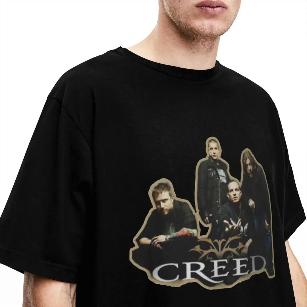Мужская Женская Футболка с Графикой Creed Band Аксессуары Юмористическая Классическая Рок Футболка Футболка Одежда Все Сезоны