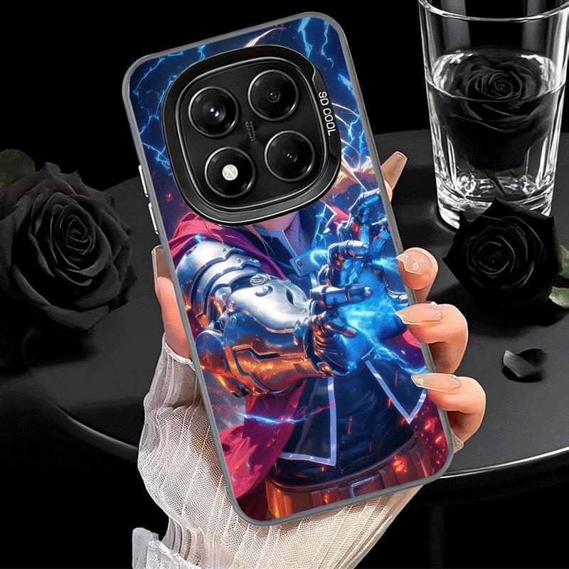 Мягкий чехол для телефона с аниме F-ullmetal A-Alchemist для Xiaomi Redmi Note 13 14 15 Pro Plus 12S 12 11S 11 11T 10S 10 Ударопрочный чехол B