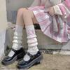 1Pair Lolita Sweet Girl Leg Warmers Knitted Foot Cover Leg Warmer Socks Heap Heap Sock