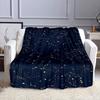 Starry Constellation Design Blanket Patterned flannel blanket perfect for the bedroom living room, sofa, or a little nap