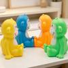 Squeaky Monkey Squeeze Toy with Realistic Sound Soft TPR Fidget for Stress Relief Cute Animal-Shaped Decompression Gadget for Kids Adults